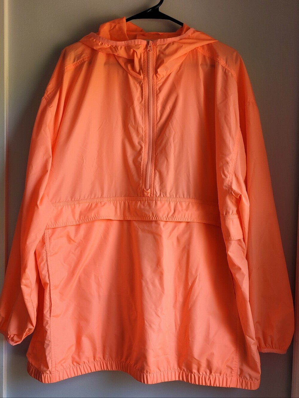 GAP Orange  Packable Water-Resistant Hoodie Jacket Size  L/XL